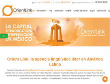 Tablet Screenshot of orientlinkmexico.com
